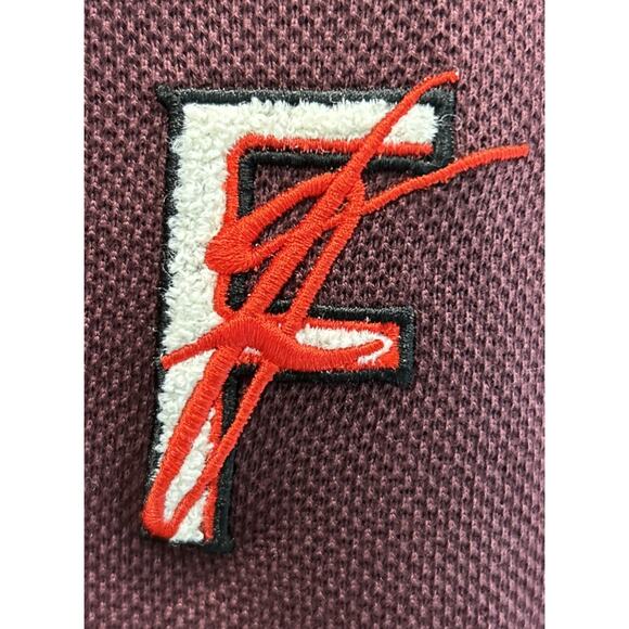 Men’s Salvatore FERRAGAMO Burgundy Embroidered Logo Polo Shirt 3XL *B6 - Picture 1 of 6